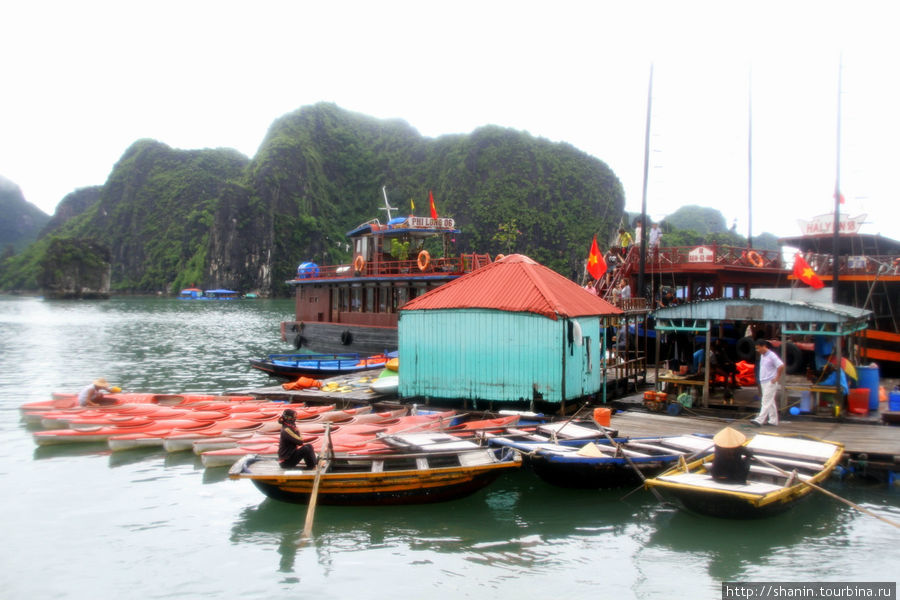 Деревня на воде Халонг бухта, Вьетнам