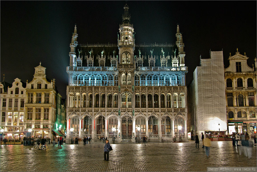 Городская ратуша на центральной площади. Брюссель, Бельгия