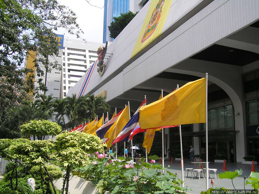 Желтый цвет — цвет флага короля Бангкок, Таиланд