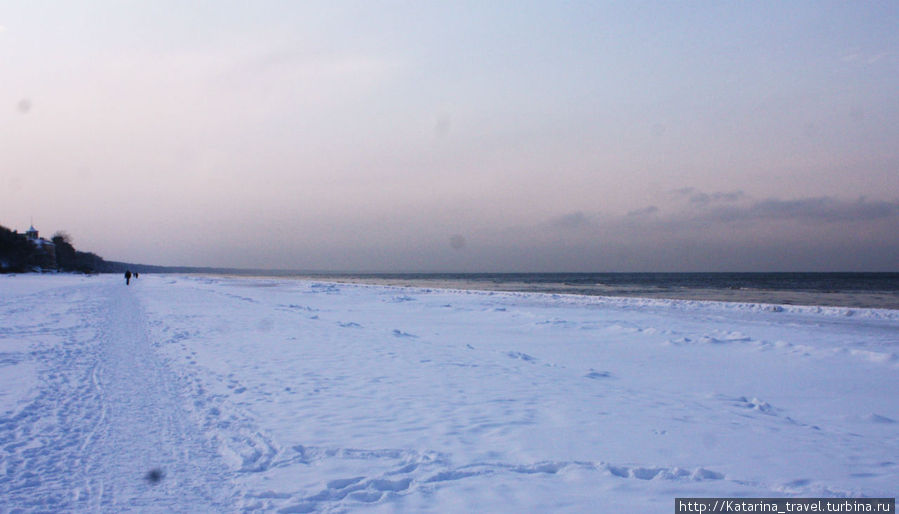 Зима у моря Юрмала, Латвия