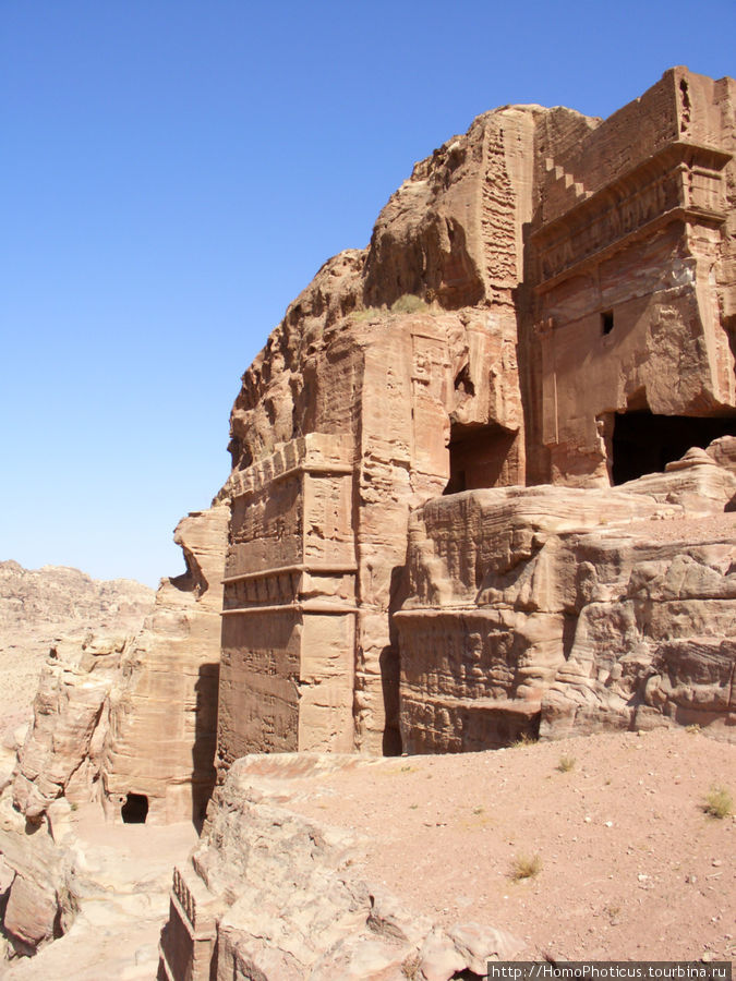 Руины красного песчаника Петра, Иордания