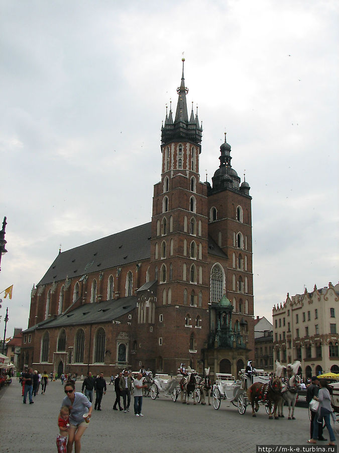Мариацкий костел Краков, Польша