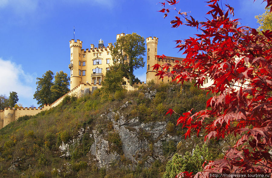 Золотая осень в замке Нойшванштайн