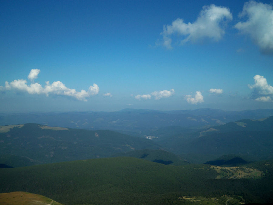 Вид с вершины Ивано-Франковск, Украина