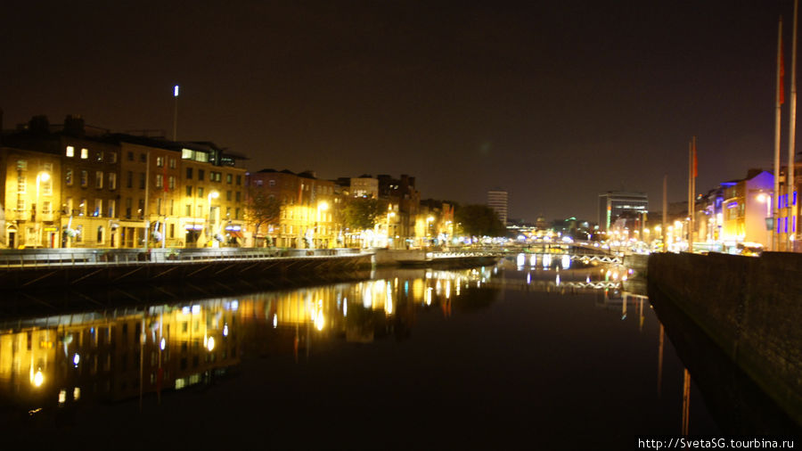 Немного ночного Дублина. Дублин, Ирландия