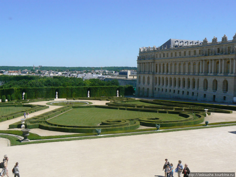 Вид из окна дворца Париж, Франция