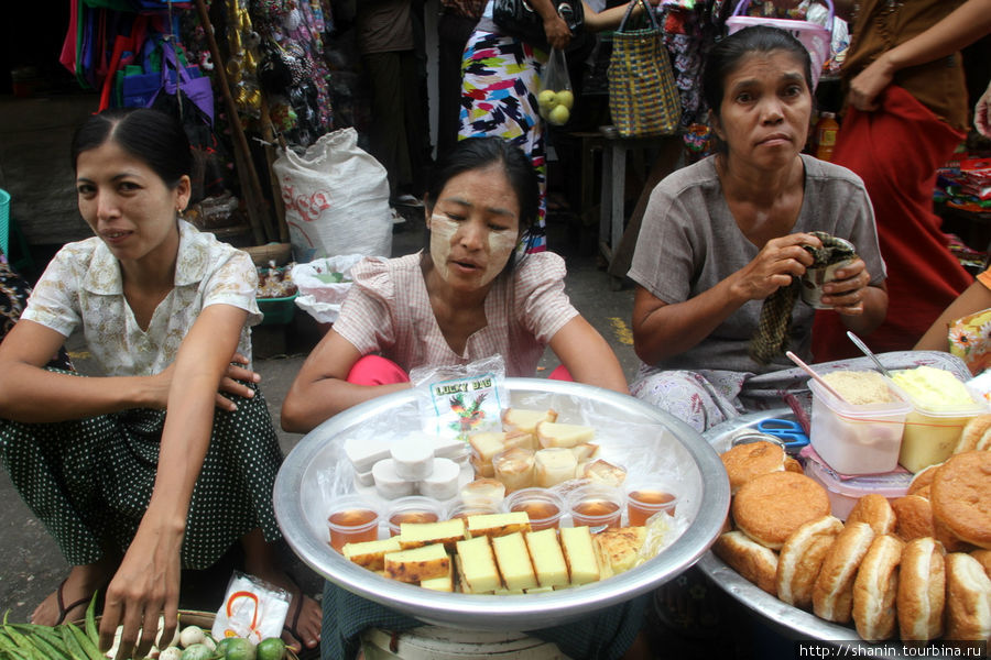 Бирманские сладости и сдоба Янгон, Мьянма