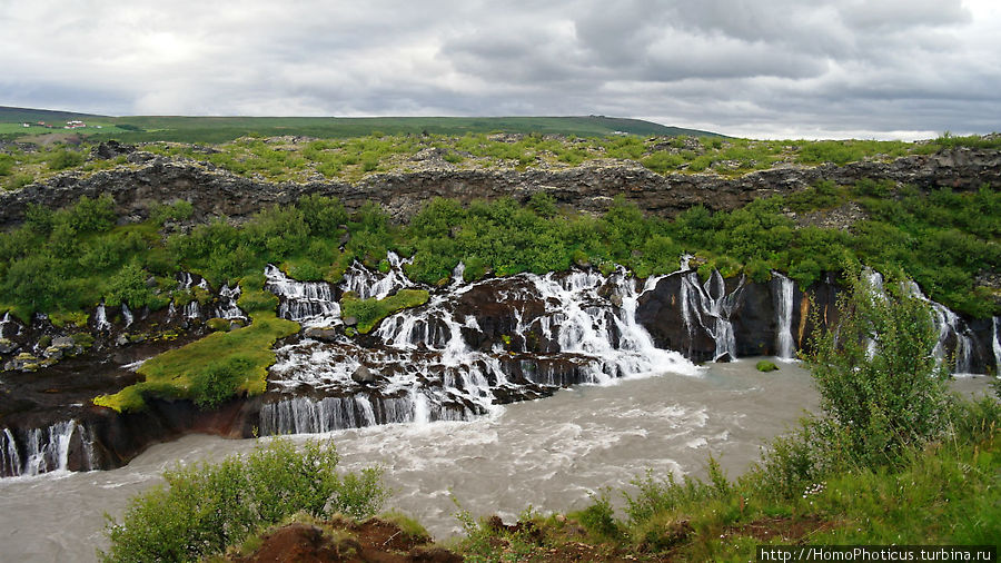 Храунфоссар Исландия
