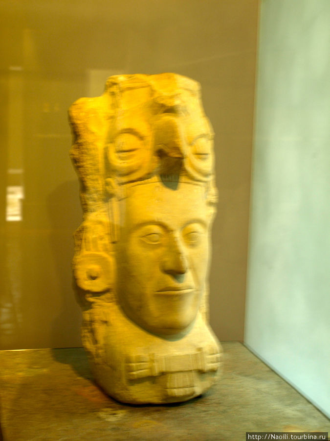 Музей Паленке — экспонаты из раскопок Паленке, Мексика