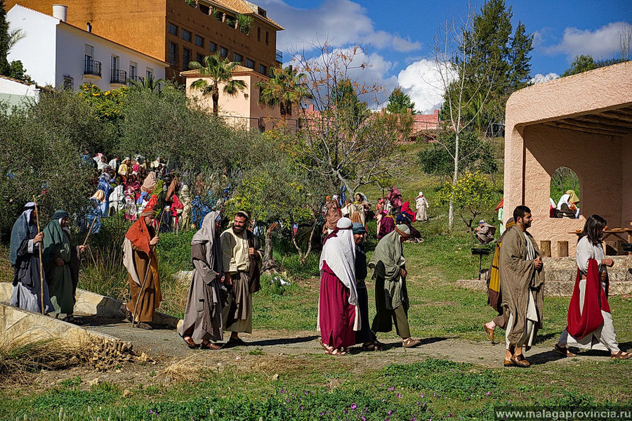 Иисус и апостолы. Сразу за Иисусом — Иуда Малага, Испания