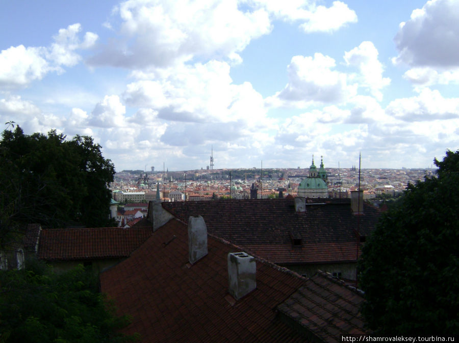 Панорама Малой Страны Прага, Чехия