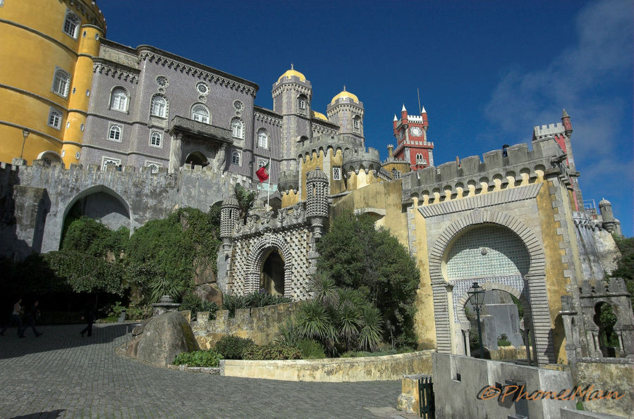 Португалия. Синтра: замок Пена Синтра, Португалия