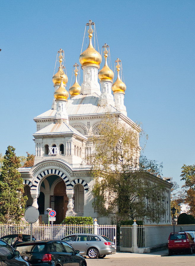 В Женеве есть и православная церковь. Женева, Швейцария
