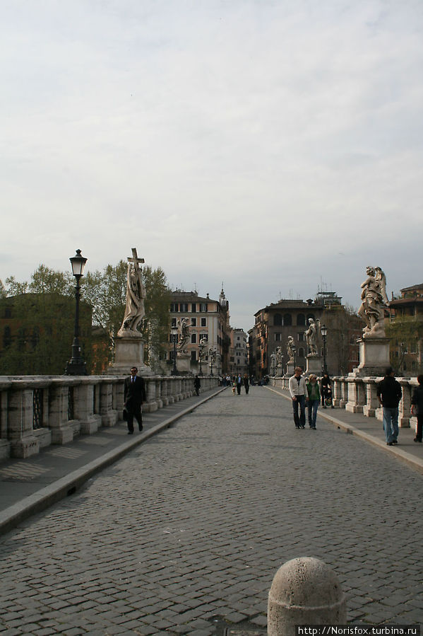 и мост через Тибр Рим, Италия
