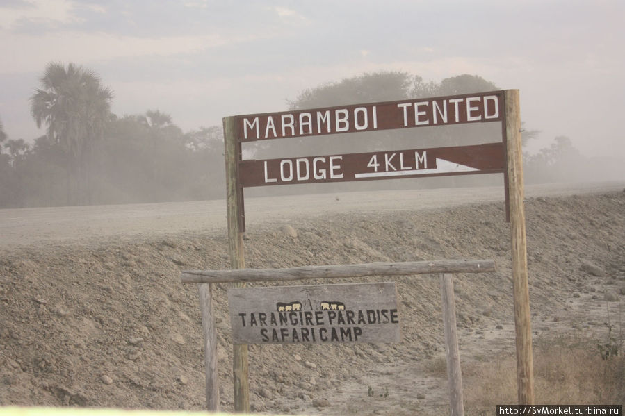 Местами пыль до неба... Аруша, Танзания