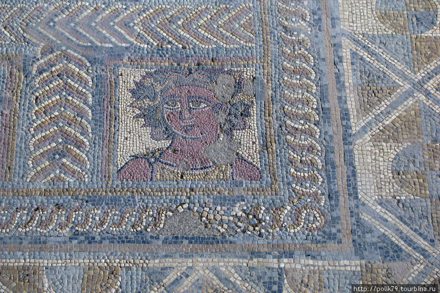 Римская мозаика в Конимбриге. Коимбра, Португалия