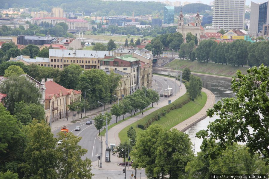 Вильнюс с высоты башни Гедиминаса Вильнюс, Литва