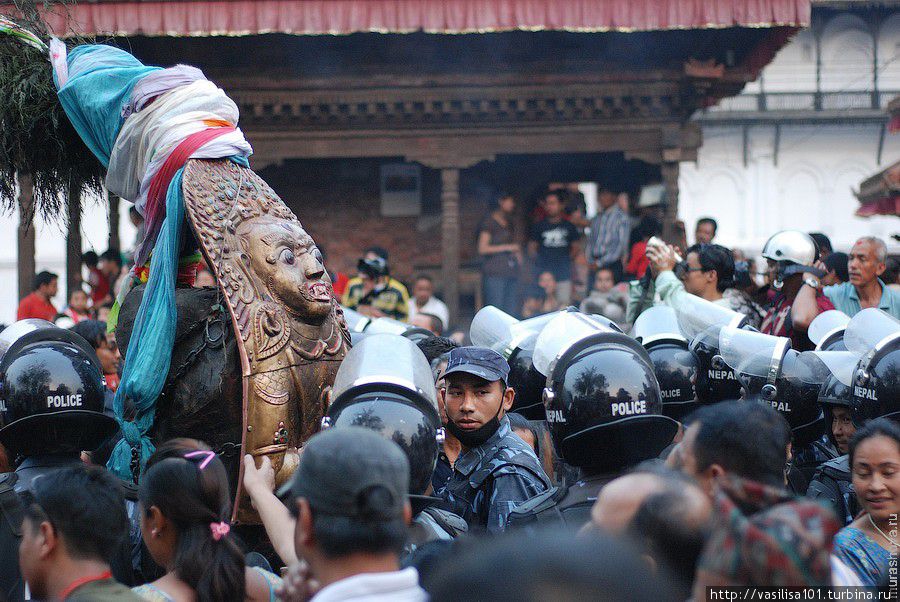 Религиозный праздник в Катманду Катманду, Непал