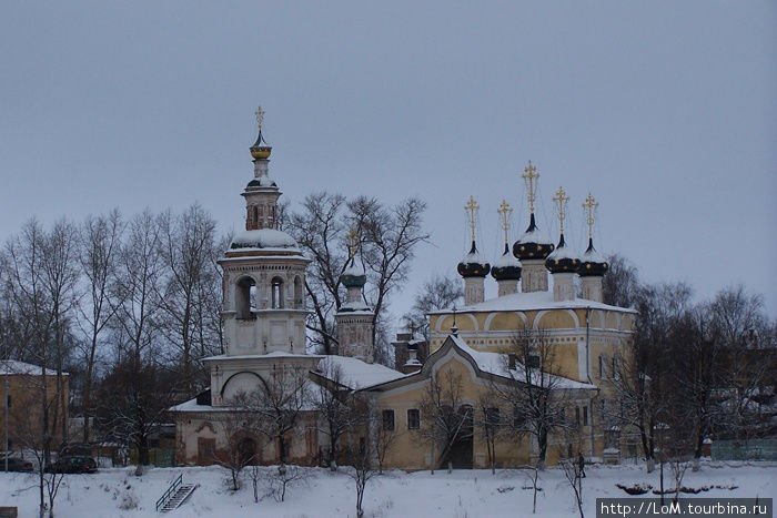 Церковь Димитрия Прилуцкого на Наволоке, возведённая в 1651 году, одна из первых каменных церквей Вологды. Вологда, Россия