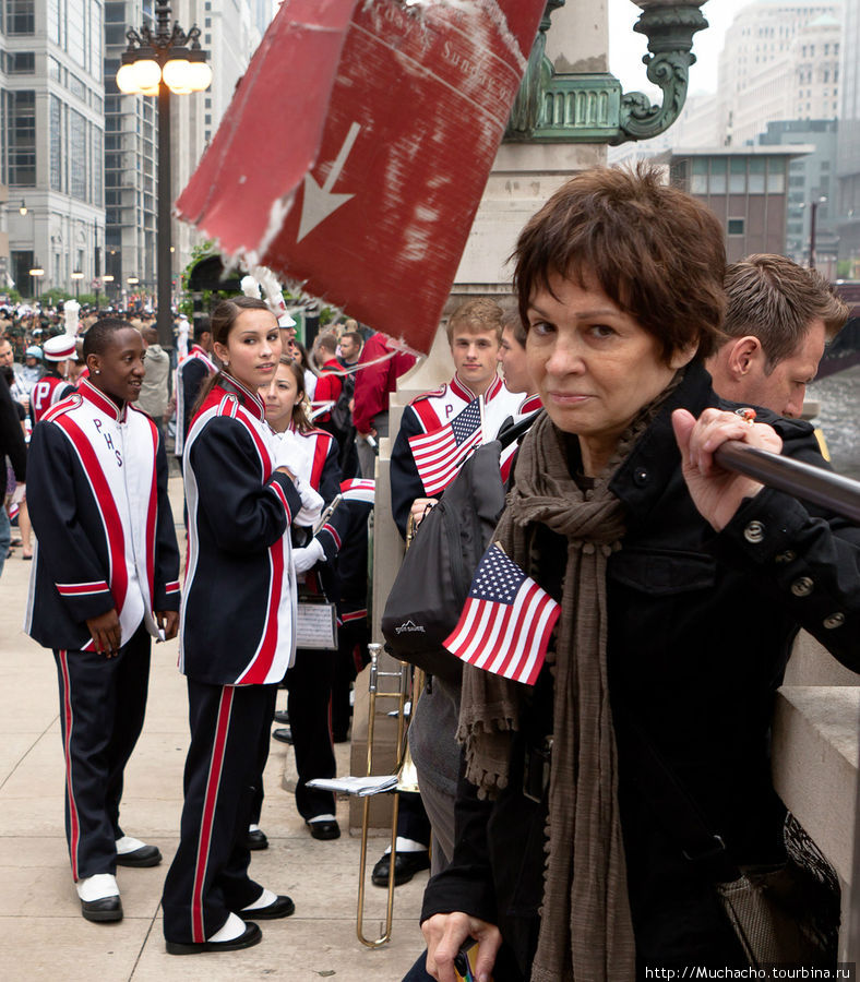 Memorial Day Parade в Чикаго Чикаго, CША