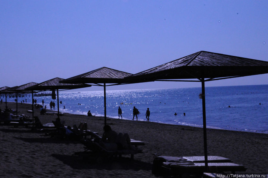 пляж при отеле Белек, Турция
