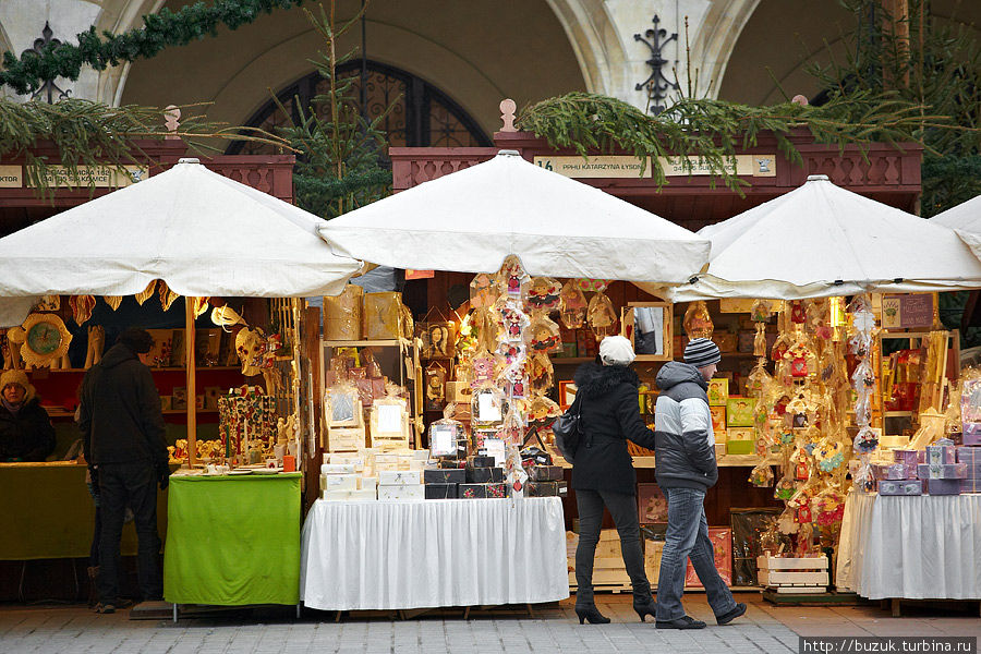 Рождественский базар в Кракове Краков, Польша