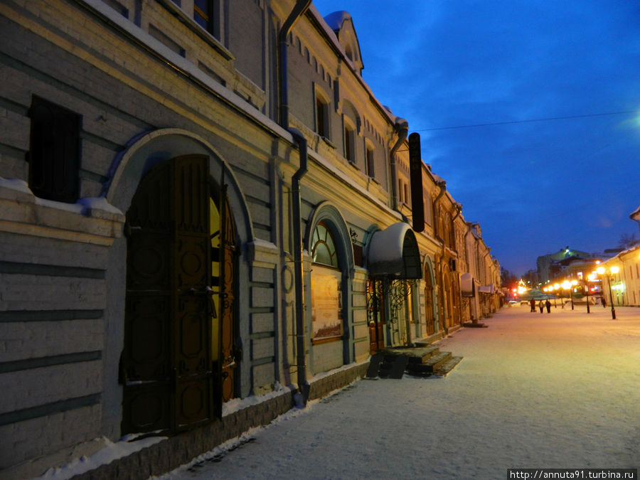 Спасская — сердце исторического центра города Киров, Россия