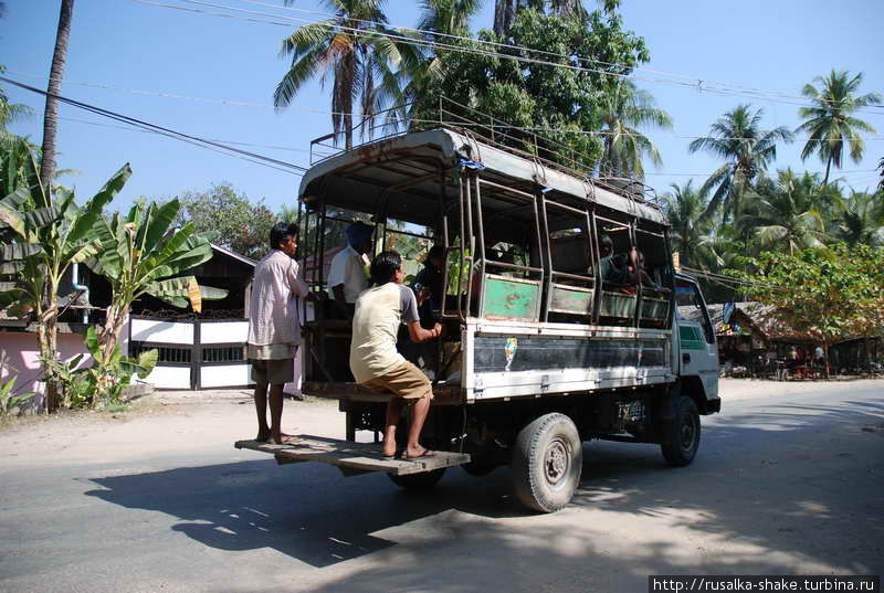 Город и деревня — средства передвижения Таунгу, Мьянма