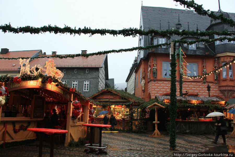 Рождественская ярмарка в Госларе Гослар, Германия