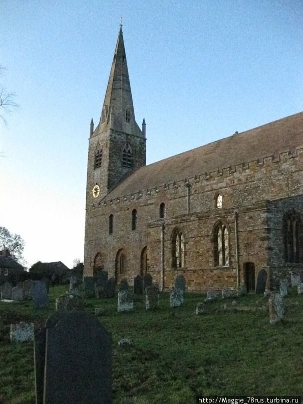 Старейшая в Великобритании Саксонская церковь, построена в 664 году Нортхемптон, Великобритания