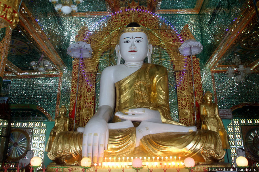 Самый главный Будда пагоды Сун У Понья Шин Сагайн, Мьянма