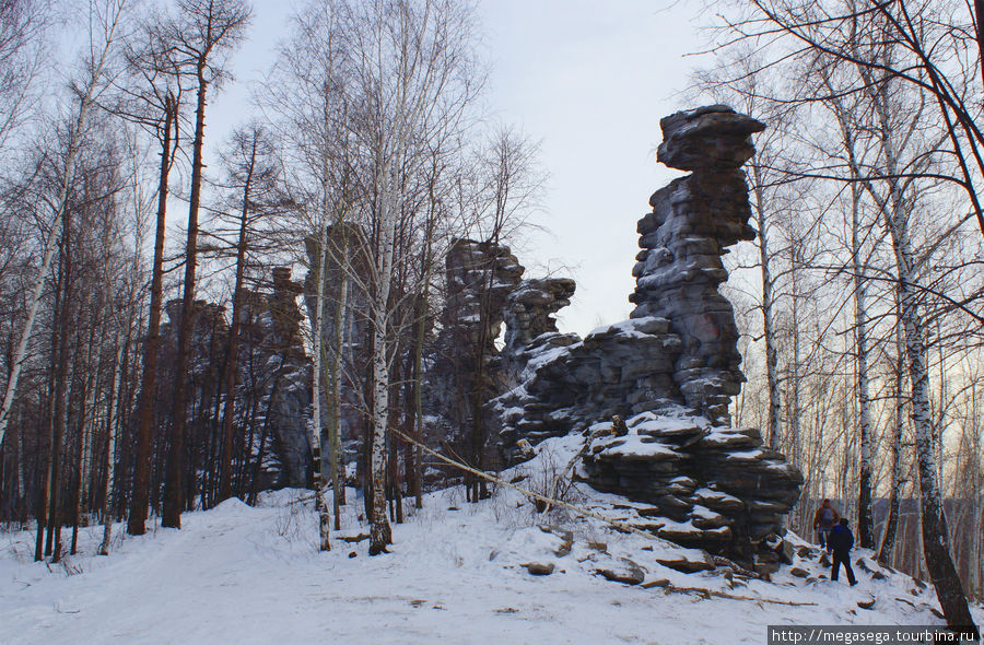 Один из Братьев напоминает каменный столб Новоуральск, Россия