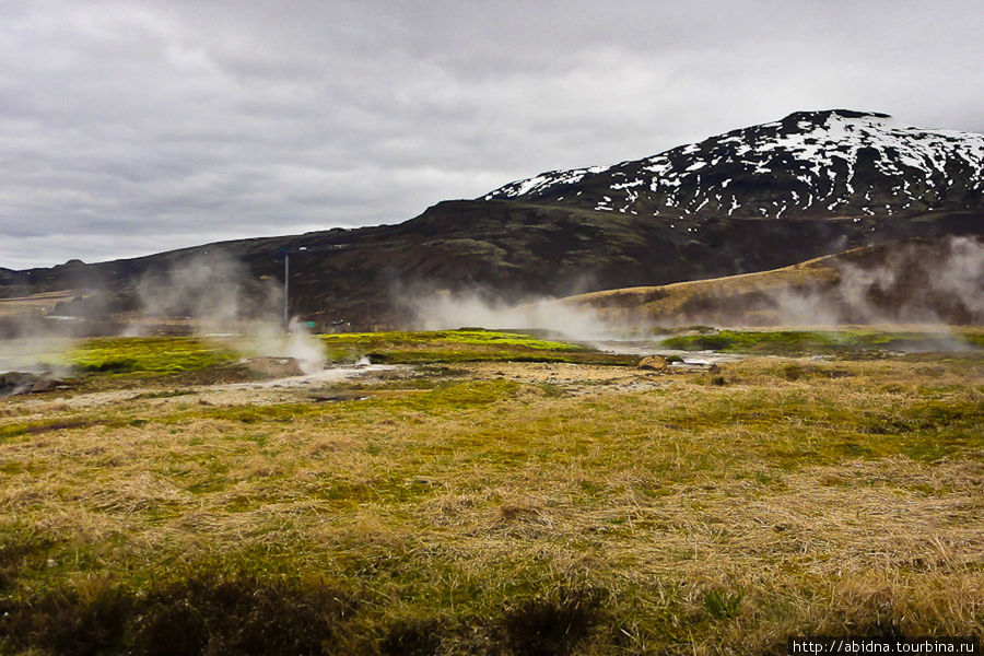 А это уже Долина гейзеров Исландия