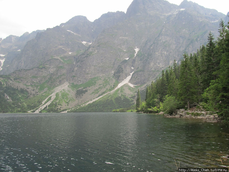 Озеро Морское Око в Татрах Закопане, Польша