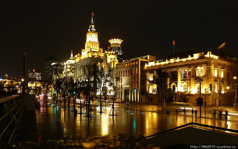 Прогулка по ночному Шанхаю Шанхай, Китай