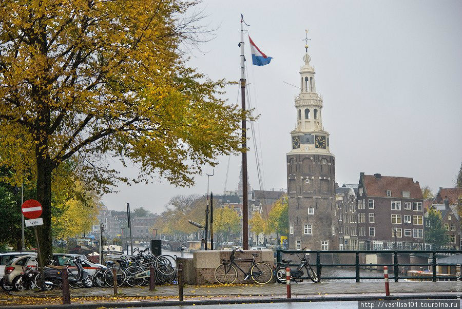 Золотая осень в Амстердаме, прогулки вдоль каналов Амстердам, Нидерланды
