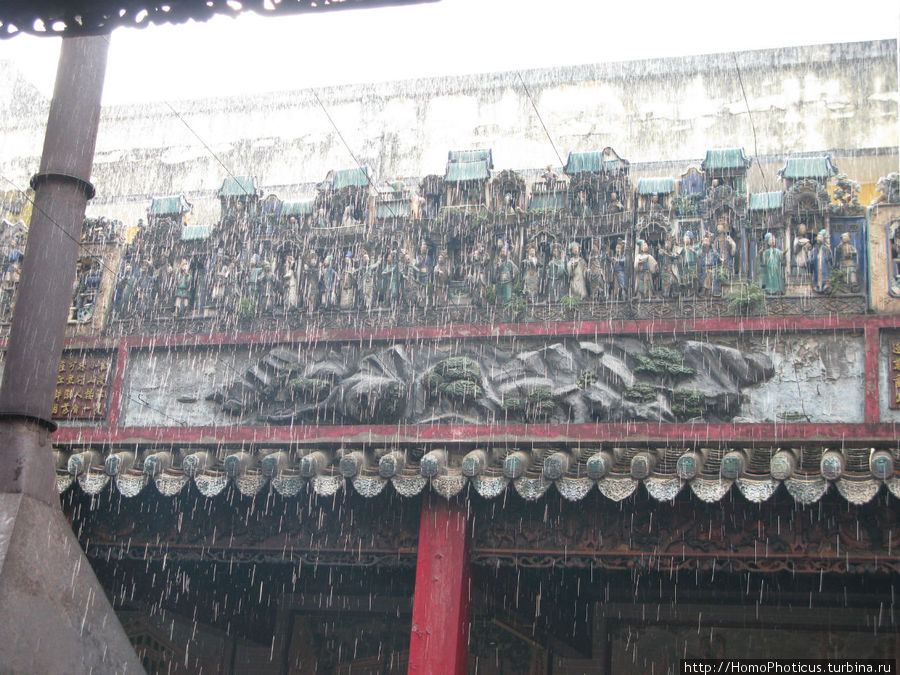 Дождь в китайском кварталекИТАКитайский Хошимин, Вьетнам