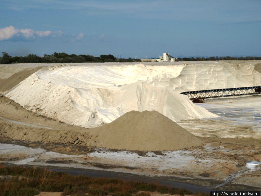 Разработка соли. Камарг Дельта Роны Природный Парк, Франция