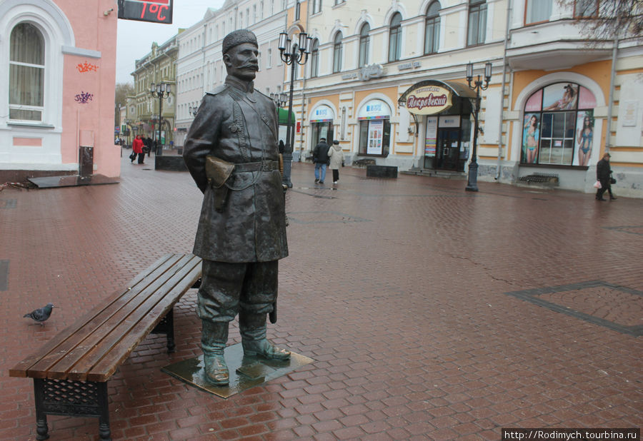 По пасмурной Покровке Нижний Новгород, Россия