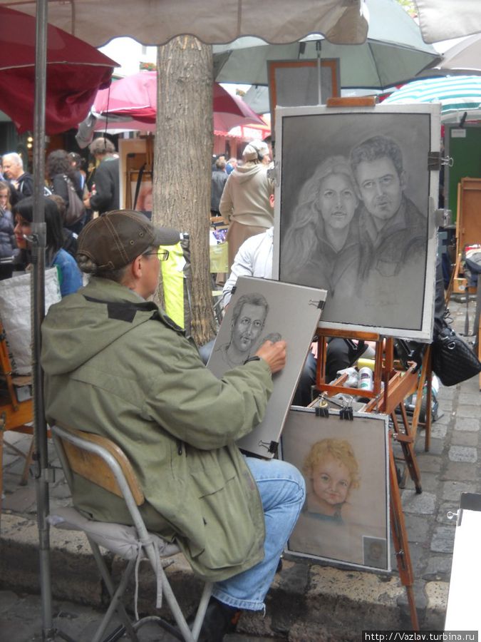 Портрет рождается... Париж, Франция