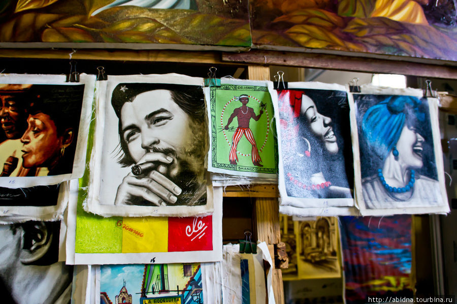 Че — очень популярный образ Гавана, Куба
