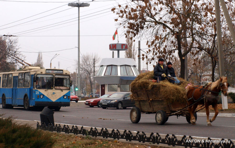 Столица непризнанного государства с хорошим коньяком Тирасполь, Приднестровская Молдавская Республика