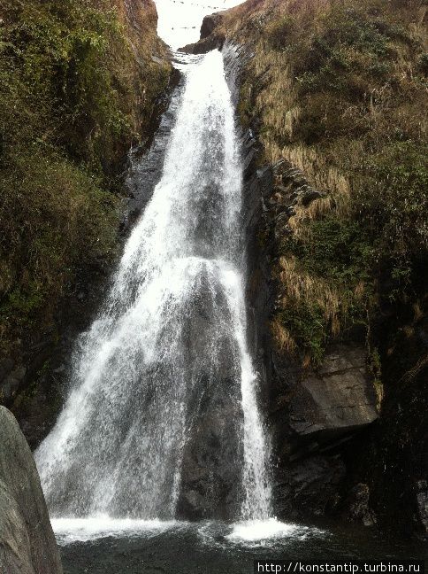 Собственно и сам водопад Штат Химачал-Прадеш, Индия