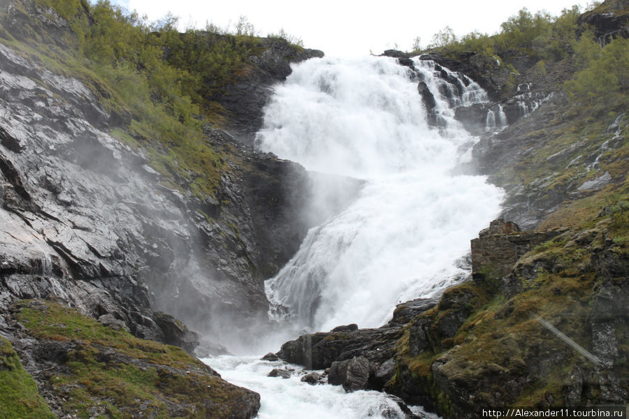 водопад Кьосфоссен Флом, Норвегия