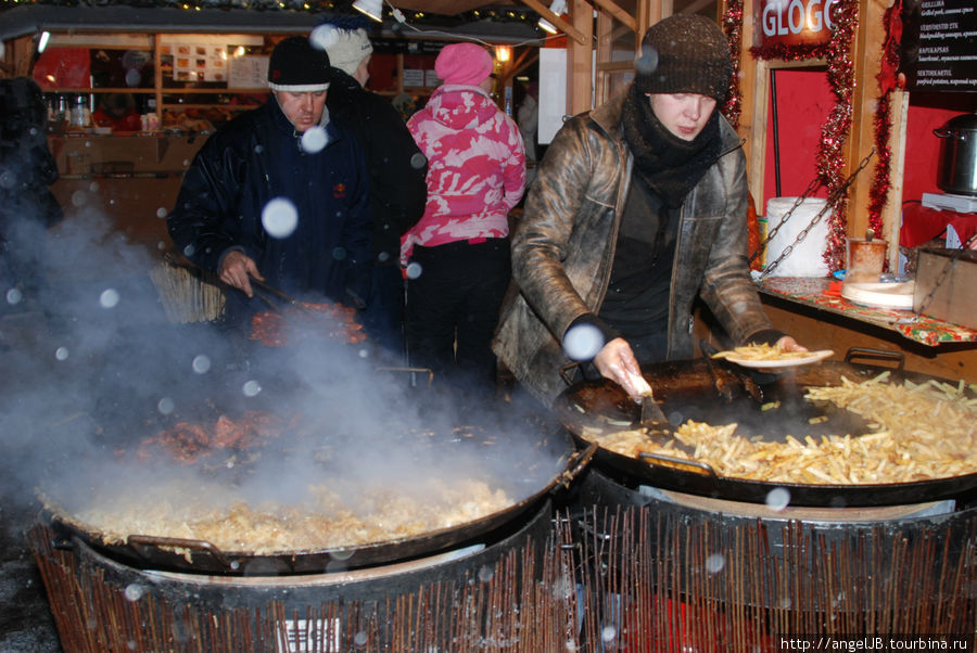 Только в Таллинне на Новый 2012 год был снег. Таллин, Эстония