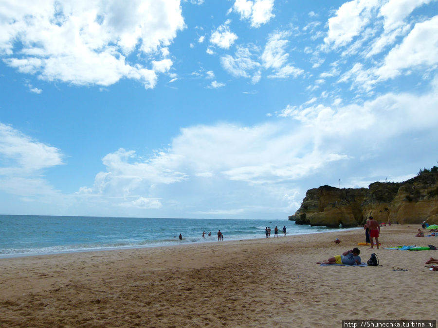 Один необычный день на обычном пляже (воспоминания о лете) Албуфейра, Португалия