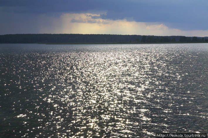 На озере Селигер Осташков и Озеро Селигер, Россия