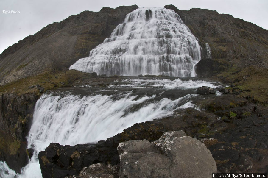 Водопад Dynjandi Северо-западная Исландия, Исландия