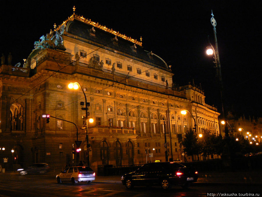 Пражский национальный театр Прага, Чехия