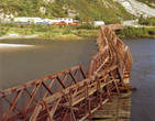 Типа мостик вблизи Греймута. Составы с углем им еще пользуются. Из фирменного журнала TranzScenic